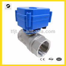 CWX-15N 2-way 3/4" stainless steel 304 electric On-Off valve with position signal feedback operation